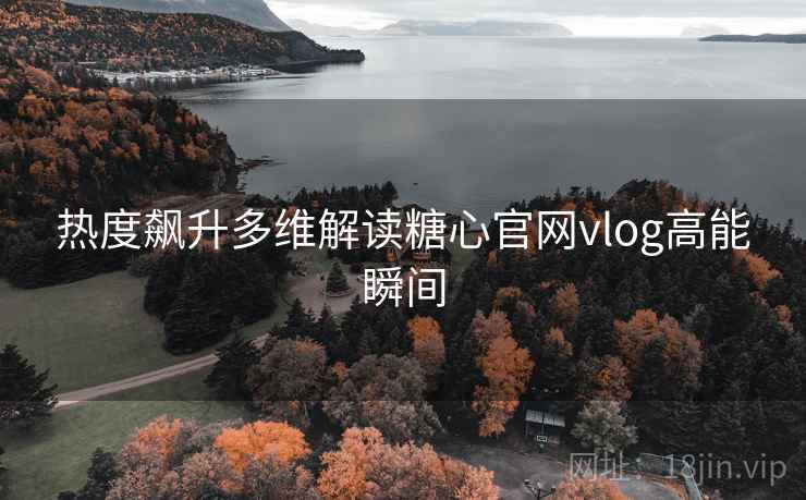 热度飙升多维解读糖心官网vlog高能瞬间  第2张