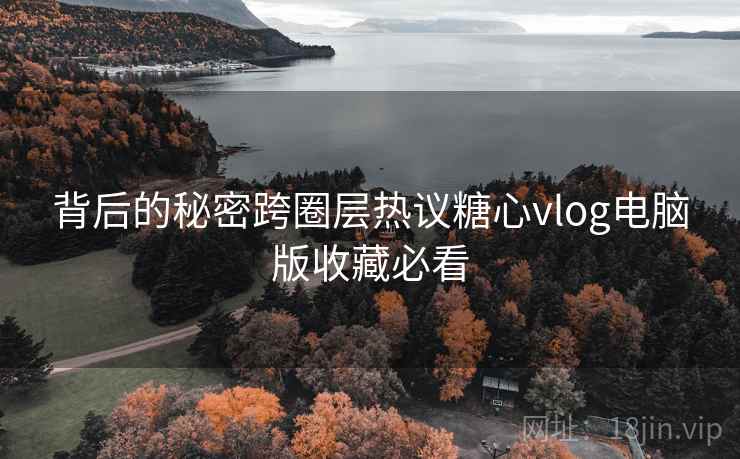 背后的秘密跨圈层热议糖心vlog电脑版收藏必看  第1张