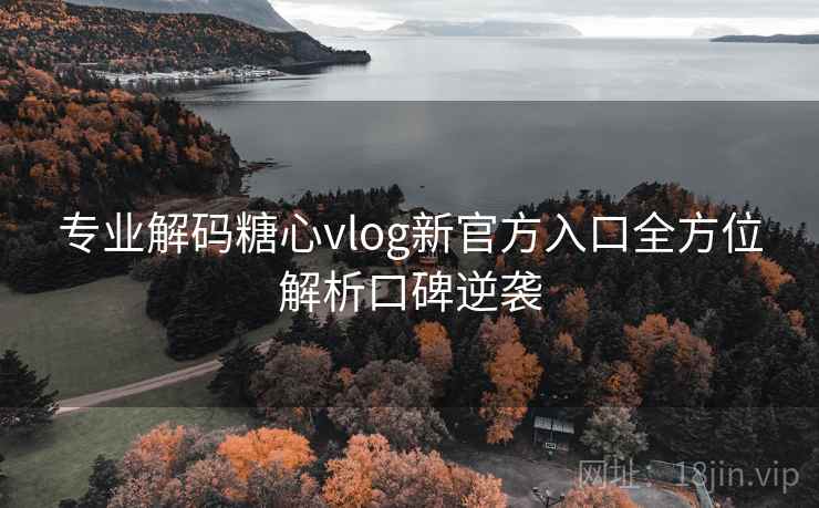 专业解码糖心vlog新官方入口全方位解析口碑逆袭