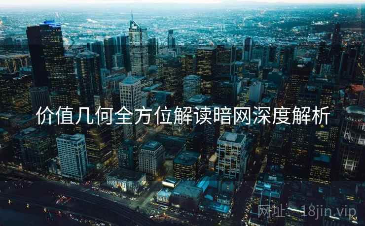 价值几何全方位解读暗网深度解析  第1张